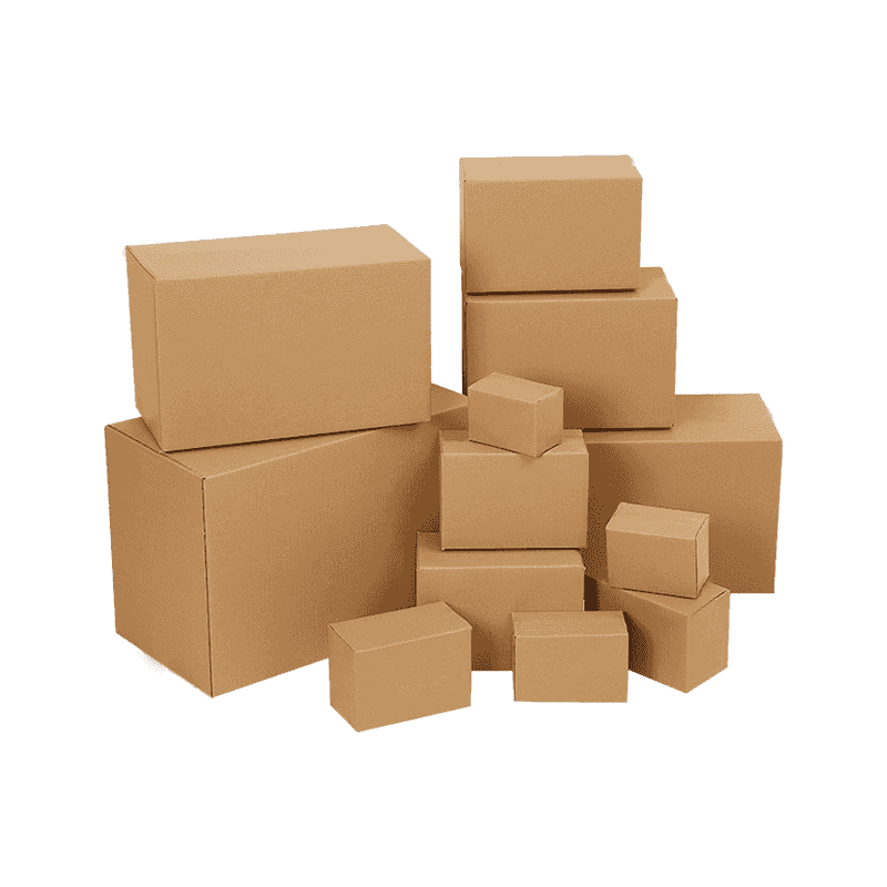 Size 1-12 Corrugated Postal Shipping Boxes