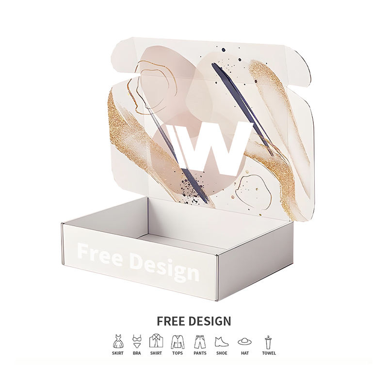Wave-Corrugated Apparel Packaging Boxes
